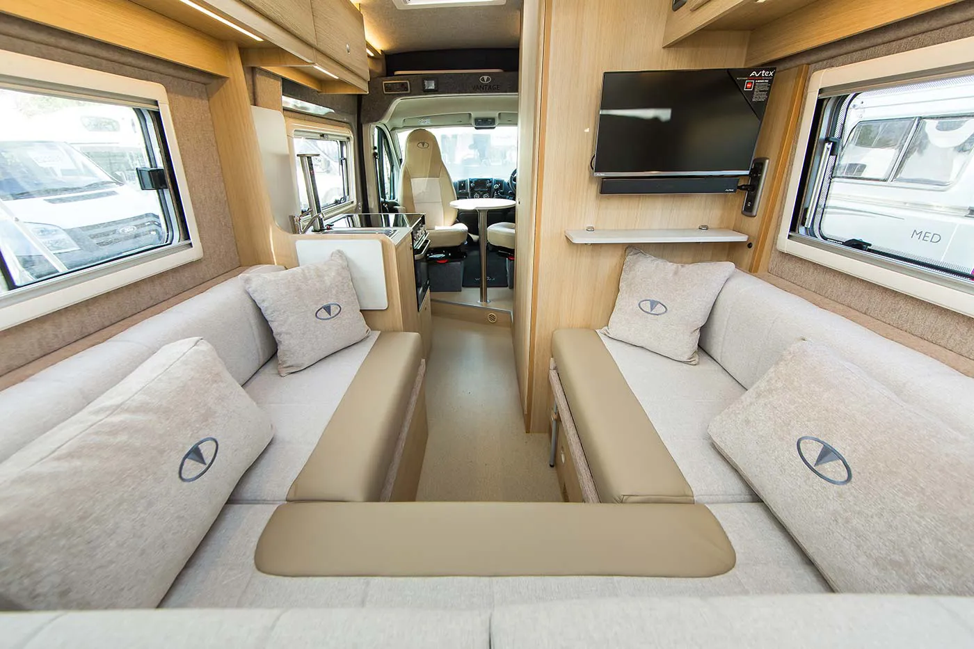 Vantage Motorhomes MED Panal Van Conversions Interior
