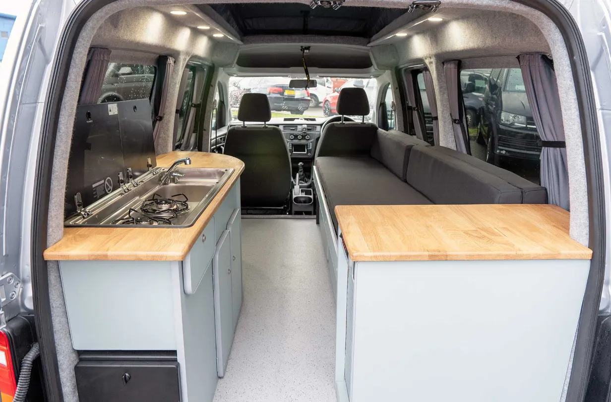 Bodans Cubert VW Caddy Campervan Interior