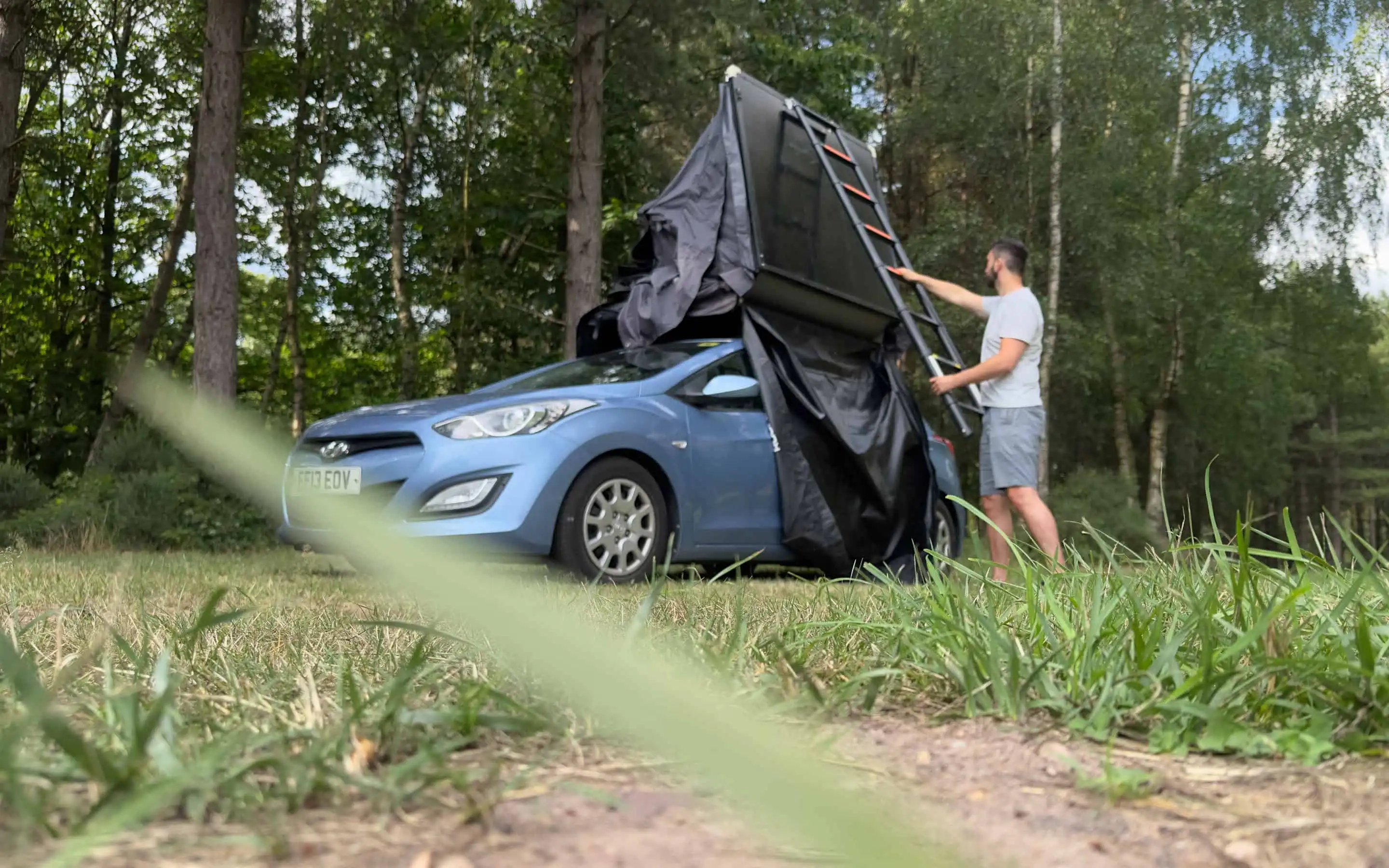 Roofbunk Explorer Soft Shell Roof Tent Compressed 14