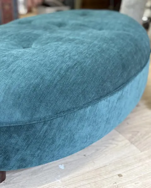 Revive Upholstery Oval Stool Upholstered