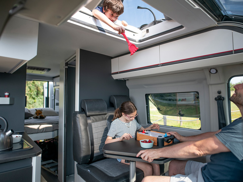 Adria Twin Sports Campervan Lounge 3