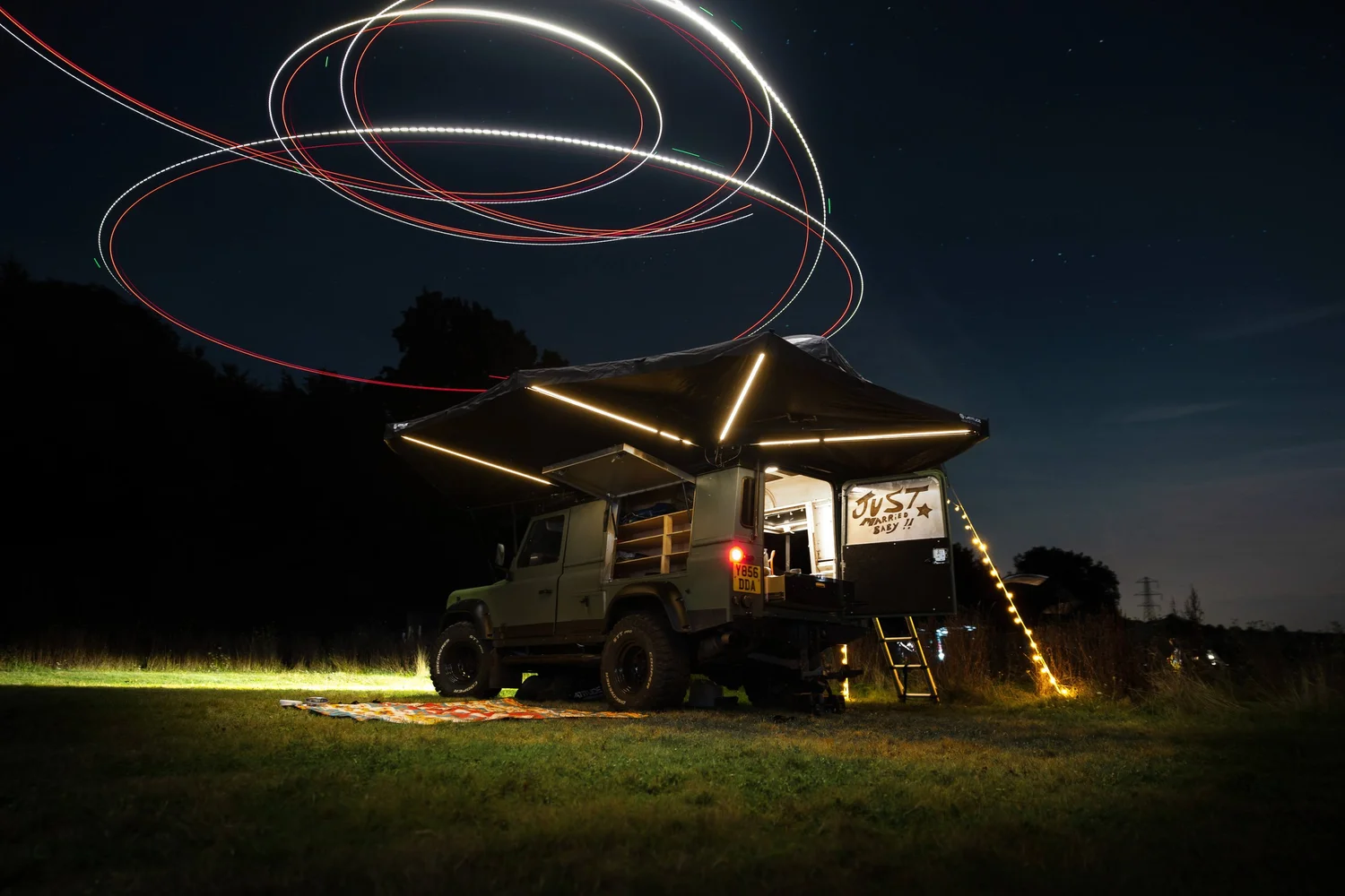 Car+Awning+With+Roof+Tent+270+Dark